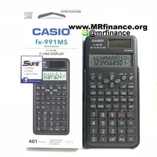 เครื่องคิดเลขCasio fx-991MS 2nd Edition ของใหม่ ของแท้ ประกันศูนย์2ปี