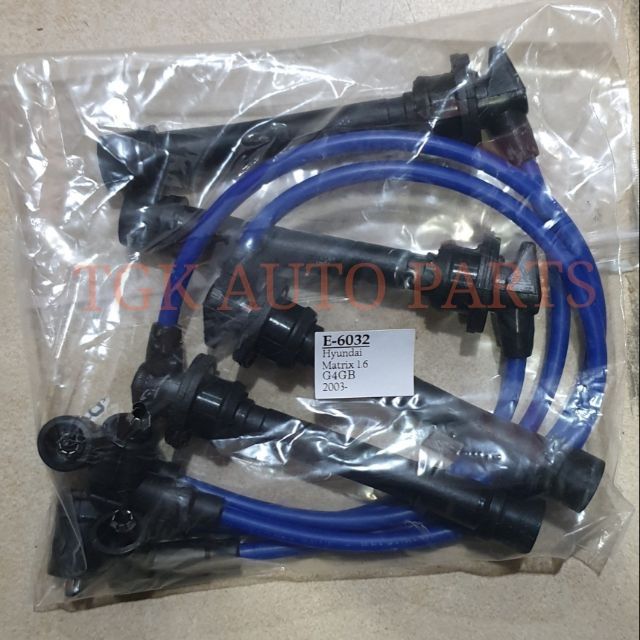 HYUNDAI MATRIX 1.6CC 2003YEAR PLUG CABLE PLUG WIRE (1 ชุดราคา)