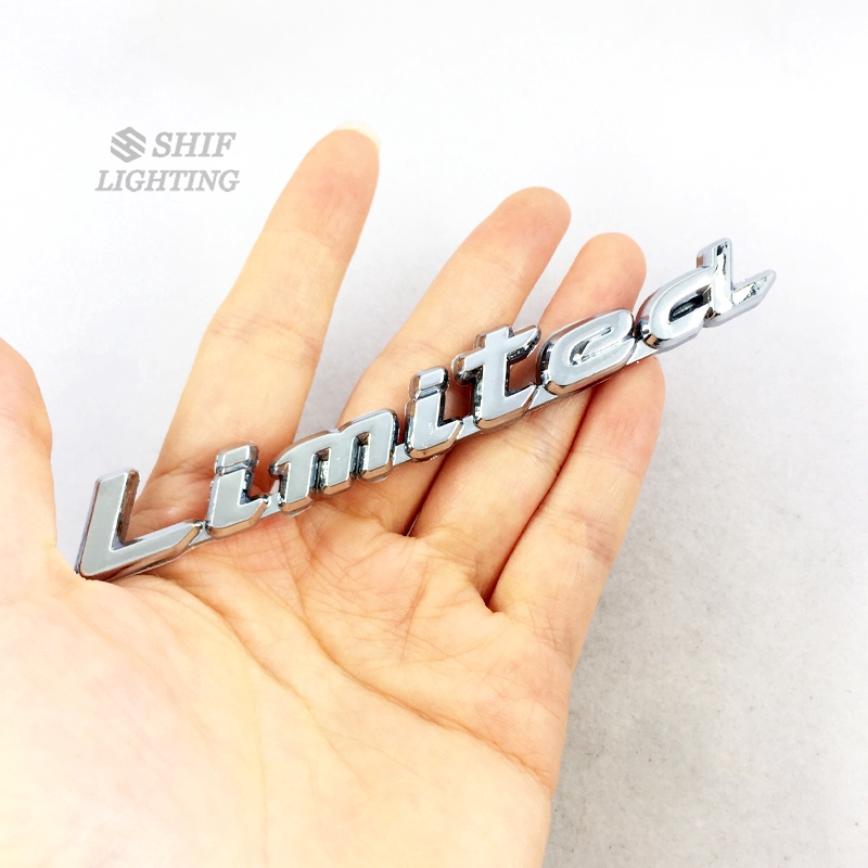 สติ๊กเกอร์ติดรถยนต์ 1 x ABS Chrome limited Limited Logo