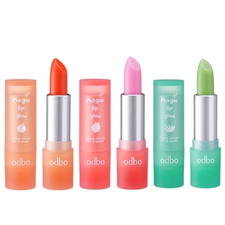 ลิปมันเปลี่ยนสี ลิปปากสีชมพู odbo MAGIC LIP GLOW NATURAL EXTRACT SOFT &amp; SMOOTH #OD589