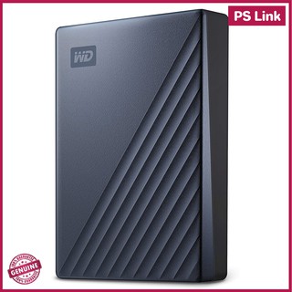 Western Digital WD My Passport Ultra 4TB, Blue - NEW USB 3.0 SIZE 2.5" 5400RPM (ฮาร์ดดิสก์พกพา) (WDBFTM0040BBL-WESN)