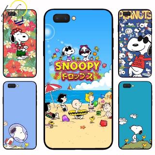 เคสโทรศัพท์พิมพ์ลาย snoopy แบบนิ่มน่ารักสําหรับ oppo a 3s a5s a 7 a 83 a 1 k f 5 f 9 f 7 f 5 youth f 1s