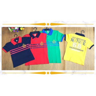 เสื้อโปโลเด็ก งานนำเข้าสินค้าพร้อมส่ง ปักElite