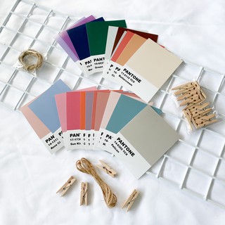 [ พร้อมส่ง🔥] การ์ด Pantone ตกแต่งห้อง  ขนาด 3*4 นิ้ว