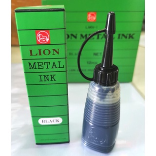 หมึกเติมเครื่องตีเบอร์ 28 กรัม สีดำ ไลอ้อน