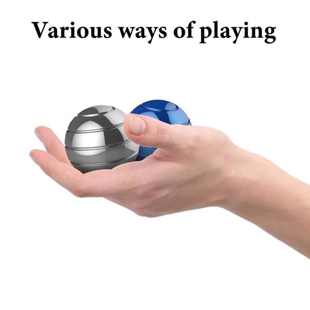 【ผลิตภัณฑ์ใหม่】NEW Desktop Decompression Rotating Spherical Gyroscope ...