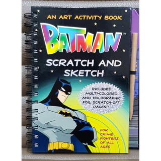 Scratch and sketch Batman