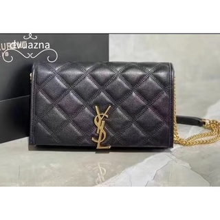 ของแท้ SAINT LAURENT/YSL Becky Chain Wallet กระเป๋าสะพายข้าง