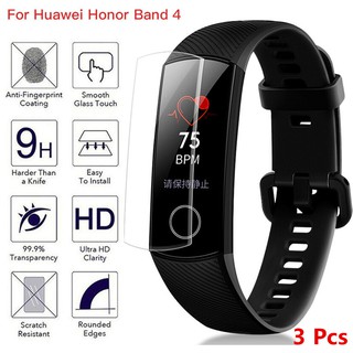 แบบนิ่ม TPU HD คมชัมเป็นพิเศษ ฟิล์มป้องกัน สำหรับ Huawei Honor Band 4 Band4 สายรัดข้อมือแบบสมาร์ท ฟิล์มกันรอยแบบเต็มหน้าจอ