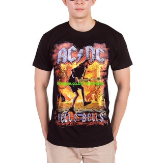 เสื้อยืดวินเทจเสื้อวง AC/DC เสื้อเท่ห์ แฟชั่น เสื้อวินเทจ acdc เอซี/ดีซี RCM1812S-5XL