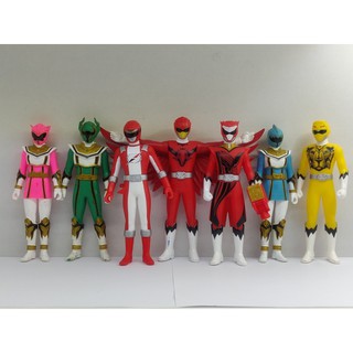 โมเดลขบวนการห้าสี Model Figure Super sentai ซุปเปอร์เซนไต  ของญี่ปุ่นเเท้ 7 นิ้ว