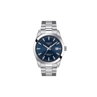 Tissot Gentleman Automatic ทิสโซต์ เจนเทิลแมน สีน้ำเงิน เงิน T1274071104100 นาฬิกาผู้ชาย