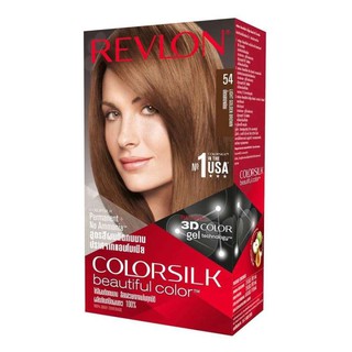 revlon colorsilk เรฟลอน คัลเลอร์ซิลค์ แฮร์คัลเลอร์No.54 น้ำตาลทองอ่อน