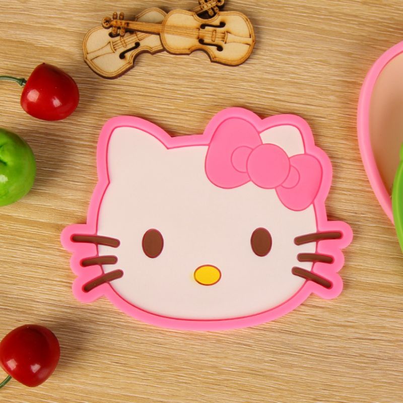 ที่รองแก้ว 🌈เลือกลายได้🎉 แผ่นรองแก้ว โดเรม่อน แมวจี้ มิกกี้ มินนี่ ริละคุมะ พร้อมส่ง! - รูปที่ 3