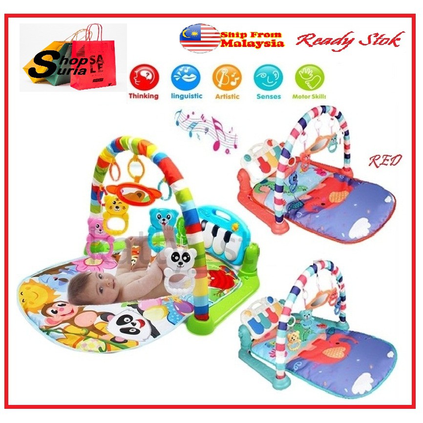 Musical Play Gym Playgym Play Mat Playmat kids Tikar Mainan Bayi 0Z7S ...