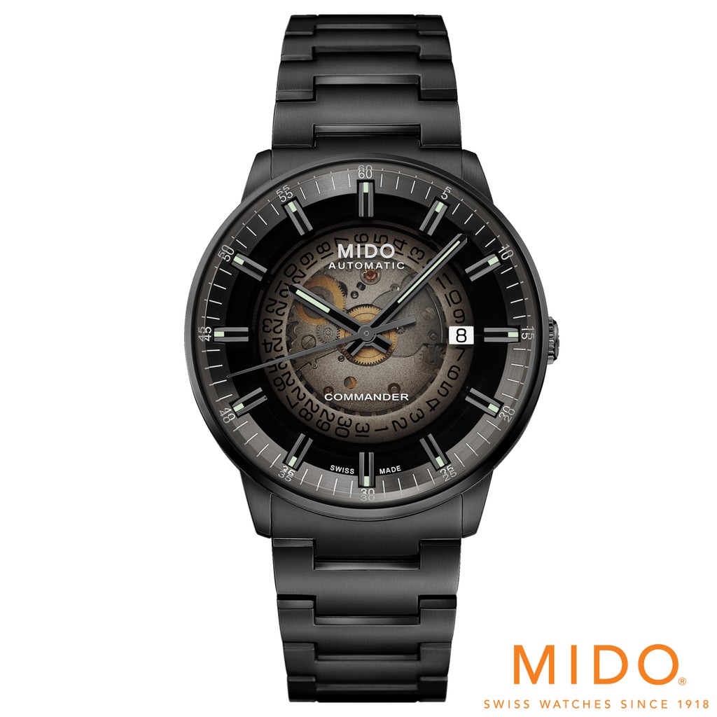 Mido รุ่น COMMANDER GRADIENT นาฬิกาสำหรับผู้ชาย รหัสรุ่น M021.407.33.411.00