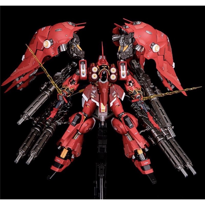 MC MB 1/100 NZ-666 Kshatriya Red and With Gun sets