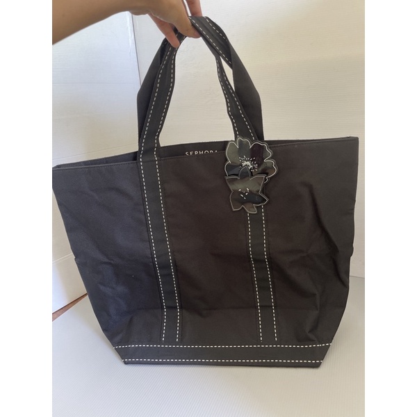 กระเป๋าสะพาย Tote bag สีดำแบรนด์ Sephora