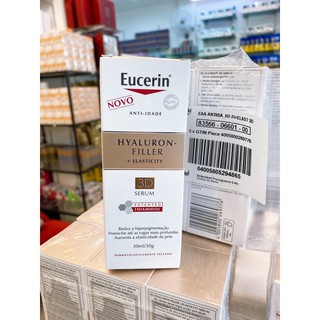 แพ็คเกจยุโรป Eucerin Hyaluron-Filler +Elasticity 3D Serum / Hyaluron [HD] Radiance-Lift Filler 3D Serum 30ml