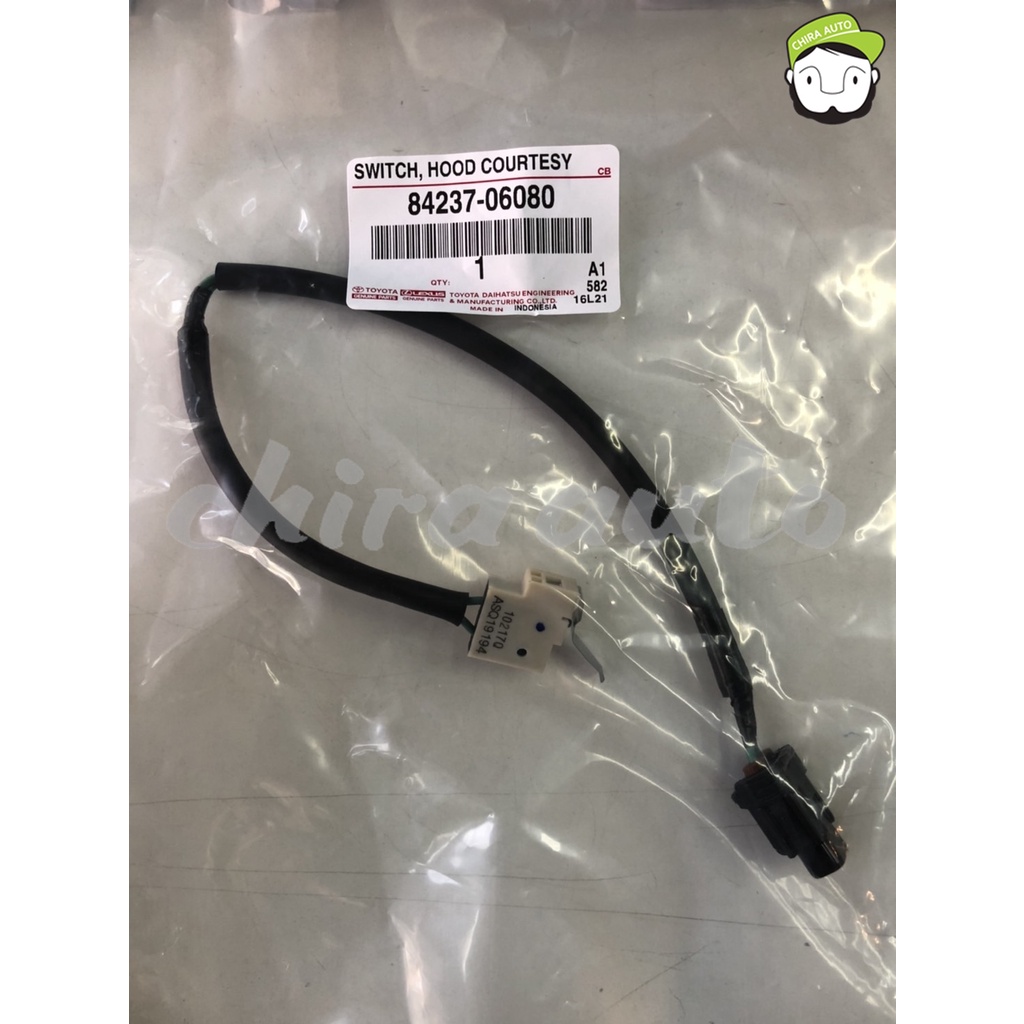 สวิทซ์กลอนฝากระโปรงหน้า Toyota Camry ACV40 (84237-06080) แท้ห้าง Chiraauto