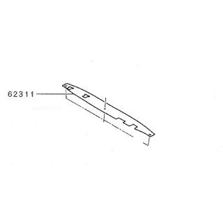 แผ่นกันความร้อนหน้ากระจัง มิราจ แอทราจ Mitsubishi Attrage Mirage แท้ เบิกศูนย์ รหัส 5230D250