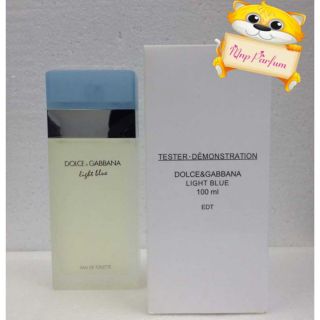 Dolce &amp; Gabbana Light Blue Edt For Women 100 ml. ( Tester Box)