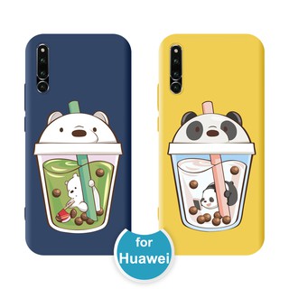 เคส Bottle Soft Phone Case Huawei Y7A P Smart 2021 Y5P P40 Pro Plus Case Y6P Y7P Y8P Mate 10 20 30 Lite P20 30 Lite Y9 Prime 2019 Nova 2i 3i 3e 4e 4 5 5i 5T 6 7 SE 7i Pro