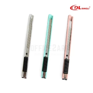 มีดคัตเตอร์ คัตเตอร์ คัทเตอร์ คัตเตอร์เหล็ก คัตเตอร์พกพา รุ่น DL3072 (แพ็ค 1 อัน) Cutter Knife