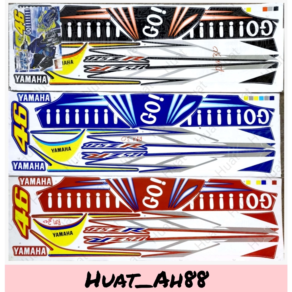 *Body Sticker Stripe / Strike* - Y15Z Y125ZR GOGO (14)