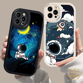 เคสโทรศัพท์มือถือ ลายนักบินอวกาศ NASA สําหรับ OPPO A16 A15 A57 2022 A96 A12 A16K A95 A5S A3S A15s A94 A76 A55 A74 A16E A1K A53 A9 A5 2020 A54 A7 Reno 8 7 7Z 5F 5 6 4 4F A31 A92 A33 A36 เคสนิ่ม ลายการ์ตูน