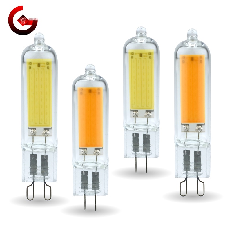 Got Liang หลอดไฟฮาโลเจน LED G4 G9 3W 6W 220V COB 40W 60W แบบเปลี่ยน สําหรับโคมไฟระย้า