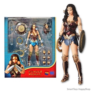 DC Wonder Woman Action Fugure Mafex No.048 ฟิกเกอร์โมเดลวันเดอร์วูแมนพร้อมอุปกรณ์ตกแต่งสุดเท่ห์ลิขสิทธิ์แท้จากญี่ปุ่น