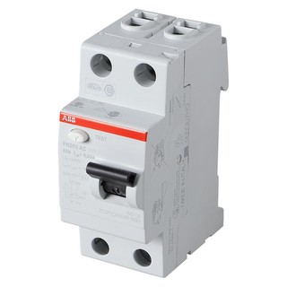 เบรกเกอร์ เซอร์กิตเบรกเกอร์ ABB FH202AC-63 63A 2P เบรกเกอร์ ตู้ไฟ งานระบบไฟฟ้า RESIDUAL CURRENT DEVICE FLUSH