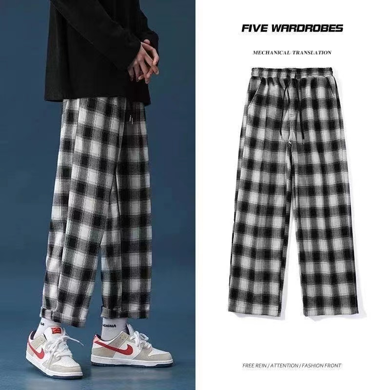 กางเกงขายาวผู้ชายลายสก๊อต, กางเกงแฟชั่นสไตล์เกาหลี