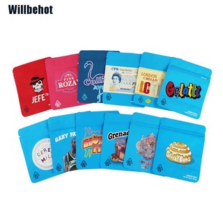 [Willbehot] ใหม่ ถุงฟอยล์คุกกี้ มีซิปล็อค กันกลิ่น 20 ชิ้น