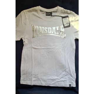 เสื้อยืดคอกลมสีขาว LONSDALE