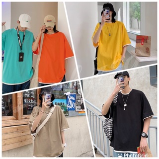 🔥พร้อมส่ง🔥เสื้อยืดOveRSiZE สีสวยๆ 🌈