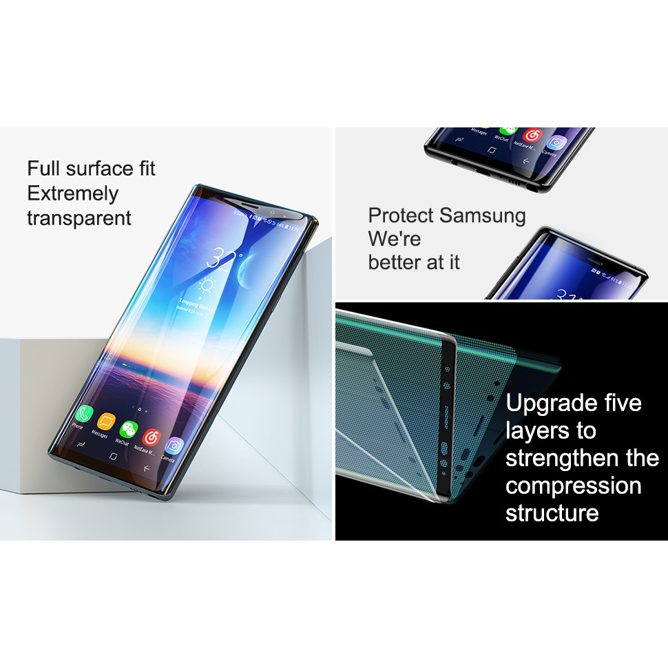 Caravan Crew 3in1 Note8/Note9/Note10/Note10 Plus Note 20 Ultra Samsung ฟิล์มกระจกนิรภัย Screen Protector Film - รูปที่ 6