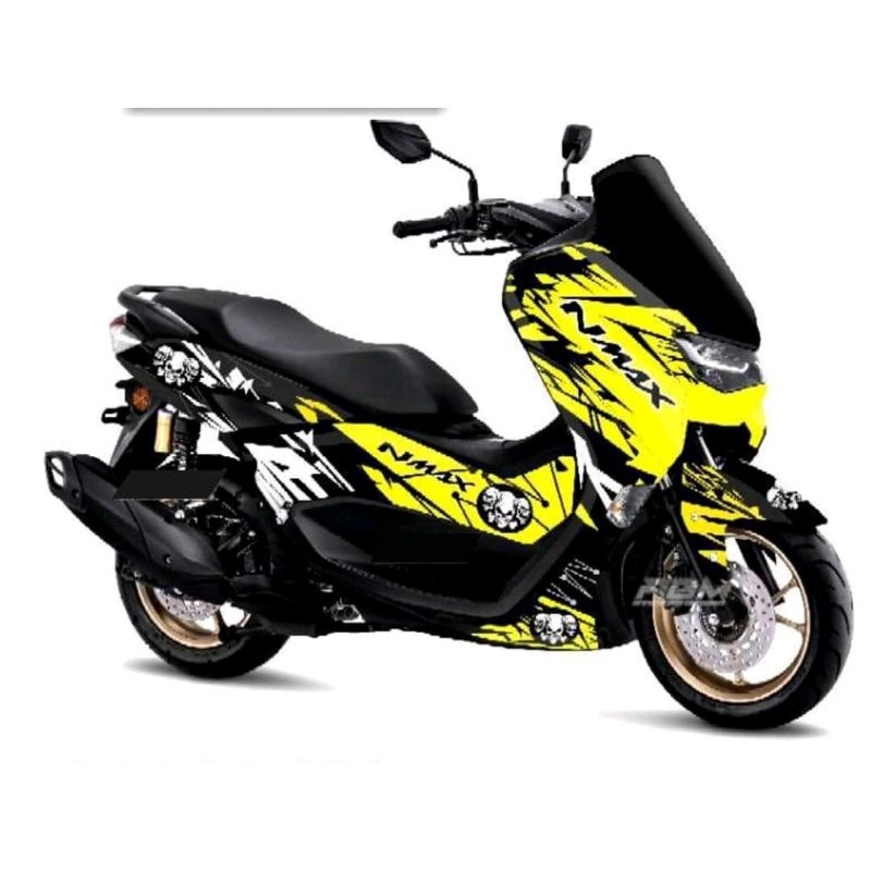 รูปลอก - ใหม่ nmax 2020 สติ๊กเกอร์เต็มตัว Striping motor nmax 2020 สติ๊กเกอร์ motif nmax เต็ม variat