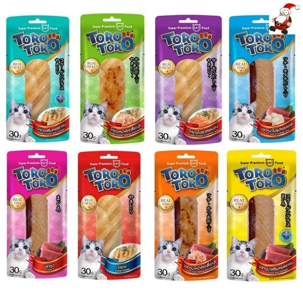 ขนมแมว Toro toro โทโร โทโร่ ขนาด ( 30 กรัม X 12ซอง)