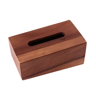 Tissue box TISSUE BOX WOODEN ACAZIA Tableware Kitchen equipment กล่องใส่ทิชชู กล่องใส่ทิชชูแผ่น ACAZIA อุปกรณ์บนโต๊ะอาหา