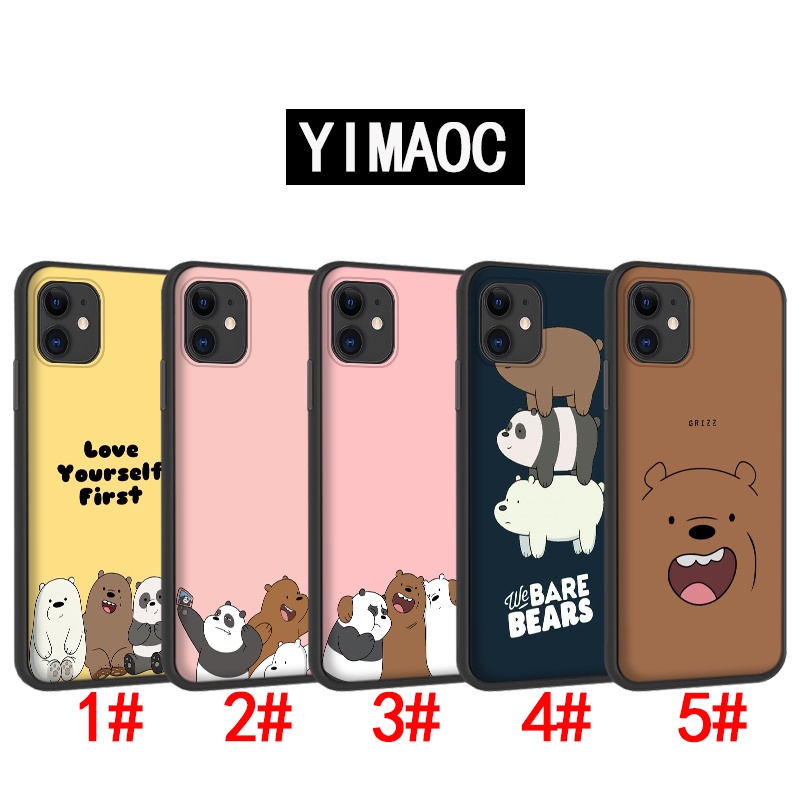 iPhone 12 Mini 11 Pro XR XS Max Soft Case B28 Comic We Bare Bears ...