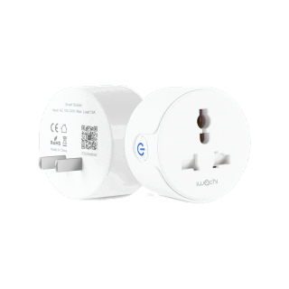 ปลั๊กไวไฟ IWACHI Smart Socket สมาร์ทปลั๊กไฟ 2300W ปลั๊กไฟ wifi การควบคุมระยะไกล สั่งงานด้วยเสียง