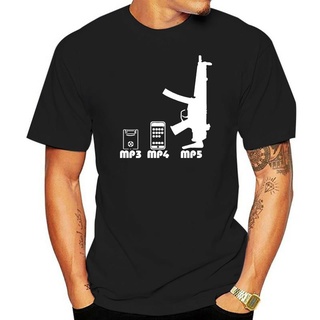 มาใหม่ เสื้อยืดแขนสั้น ผ้าฝ้าย 100% พิมพ์ลาย Mp3 Mp4 Mp5 Kalasnikov 3D คุณภาพสูง สําหรับผู้ชาย 2022สามารถปรับแต่งได้