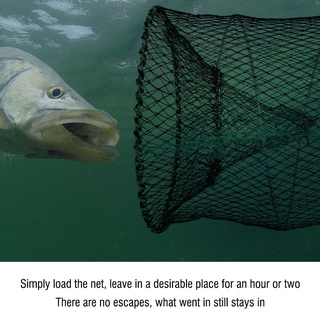[ลดล้างสต๊อก]ตาข่ายดักปลากุ้งปลาปูปูพับได้ 3 ขนาด ตาข่ายดักปลา ตาข่ายดักกุ้ง ดักปลา มุ้งดักปลา อุปกรณ์ตกปลา ที่ดักปลา