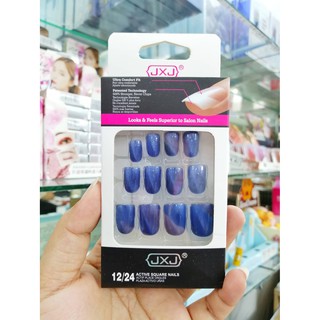 126009 LOOKS &amp; FEELS SUPERIOR TO SALON NAILS   แปะปุ๊บ สวยปั๊บ ด้วยเล็บปลอมสีเจลสุดน่ารัก ไม่ต้องใช้กาว ใช้งานง่าย