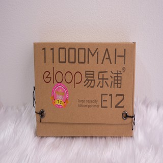 Eloop E12 แบตสำรอง แท้ 100% ราคาโรงงาน มี 4สีให้เลือก11000mAh