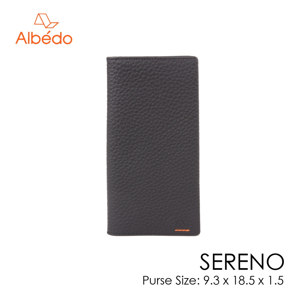 [Albedo] SERENO PURSE กระเป๋าสตางค์ใบยาว หนังแท้ รุ่น SERENO - SR01399