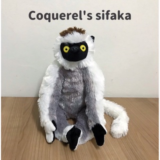 ตุ๊กตาลีเมอร์ ลีเมอร์ซิฟากา Coquerels sifaka Stuffed Animal Plush  Wild Republic Sifaka Plush, Stuffed Animal