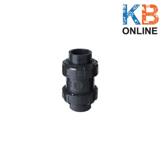 ดับเบิ้ลยูเนี่ยนเช็ควาล์ว เกลียว 1 1/4 WF D/U Check Valve(UPVC)BSPT เกลียว 1 1/4 WF